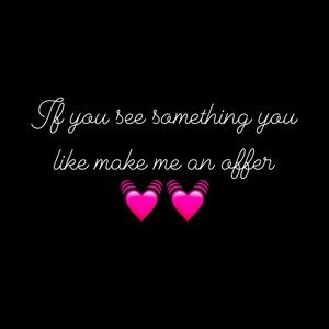 Make me an offer on any 1 item and bundle and save $$$